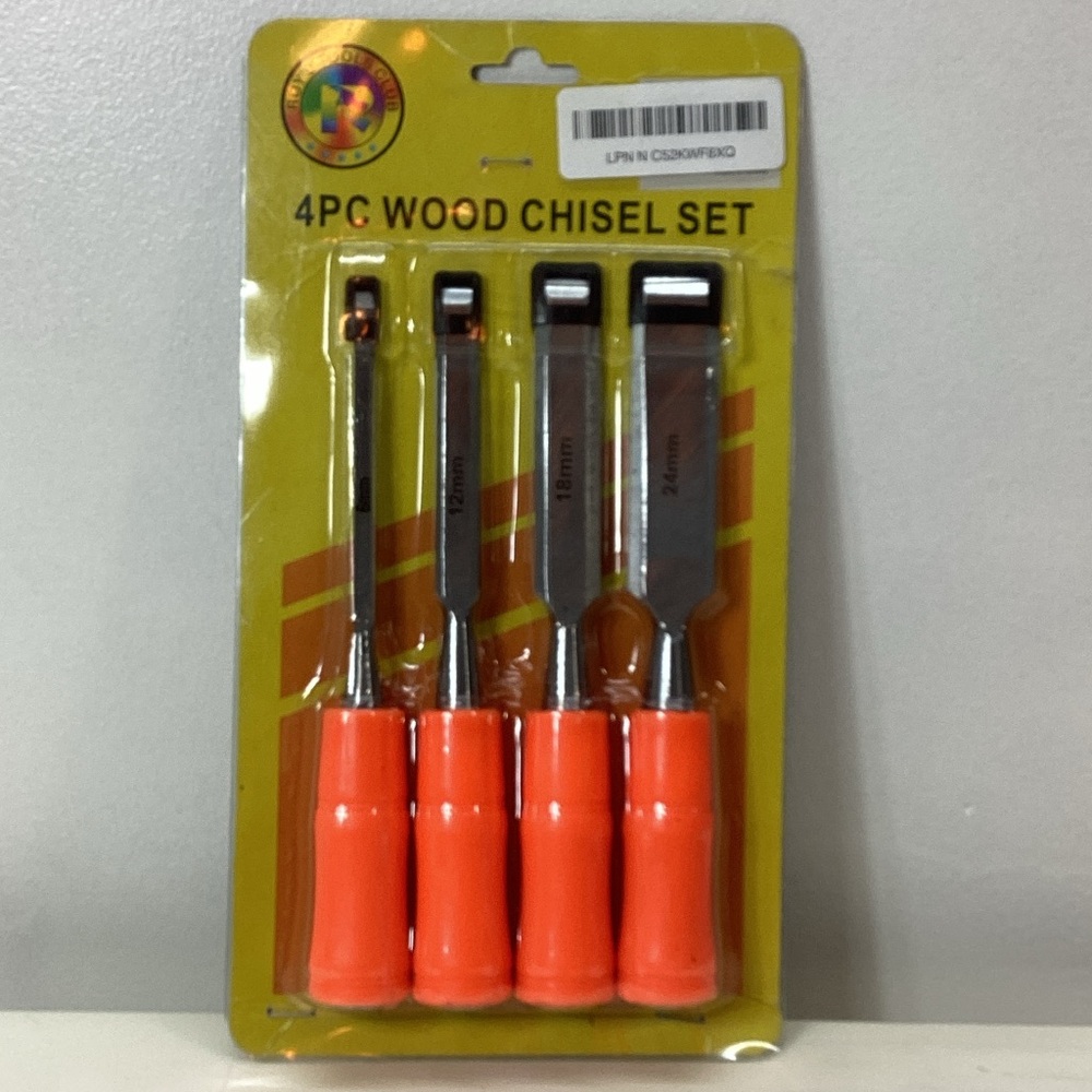 NIB Roy's Tools Club 4-Piece Wood Chisel Set